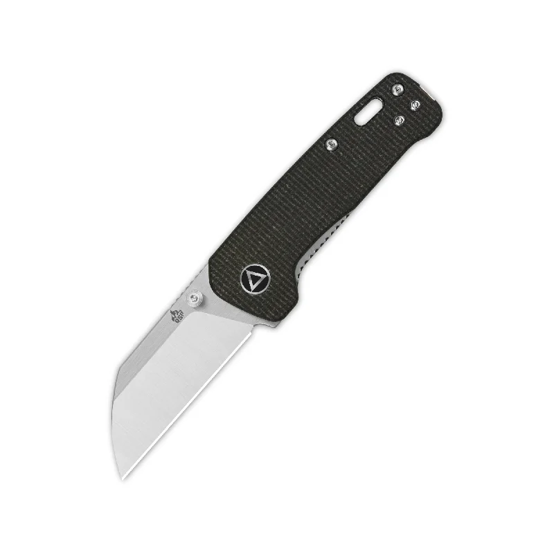 Reflective camping cord-QSP Penguin Mini Liner Lock Pocket Knife 14C28N Blade Micarta Handle