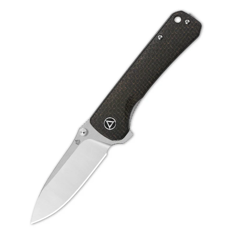 Quick-dry trekking shorts-QSP Hawk Liner Lock Pocket Knife 14C28N Blade with Micarta Handle