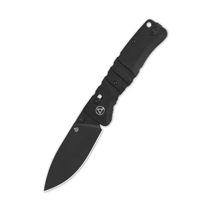 Collapsible hiking staff-QSP Ripley Glyde Lock Pocket Knife 14C28N Blade Black G10 Handle