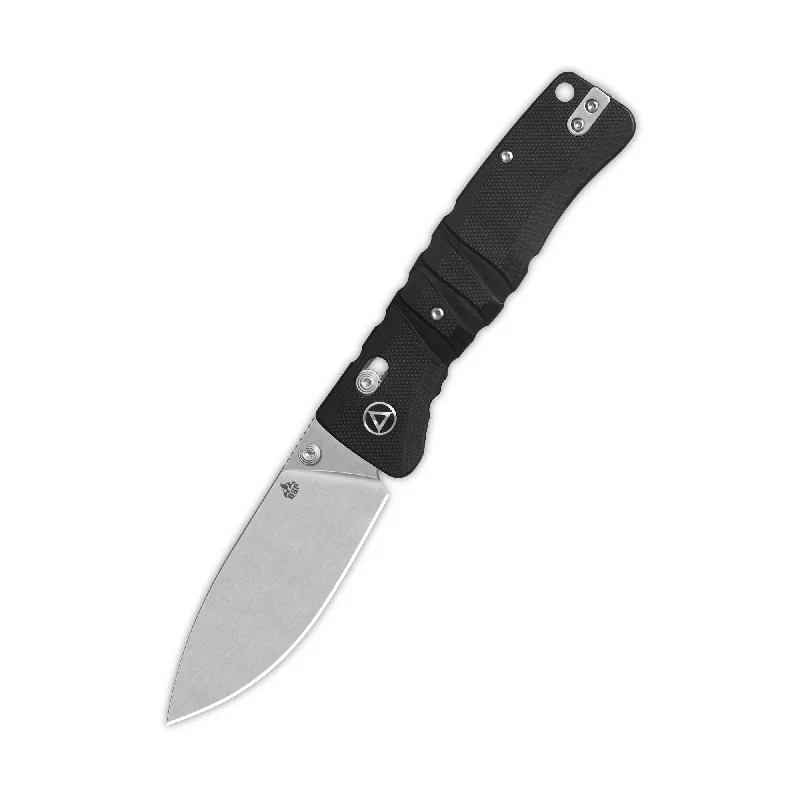 Reflective trail markers hiking-QSP Ripley Glyde Lock Pocket Knife 14C28N Blade Black G10 Handle