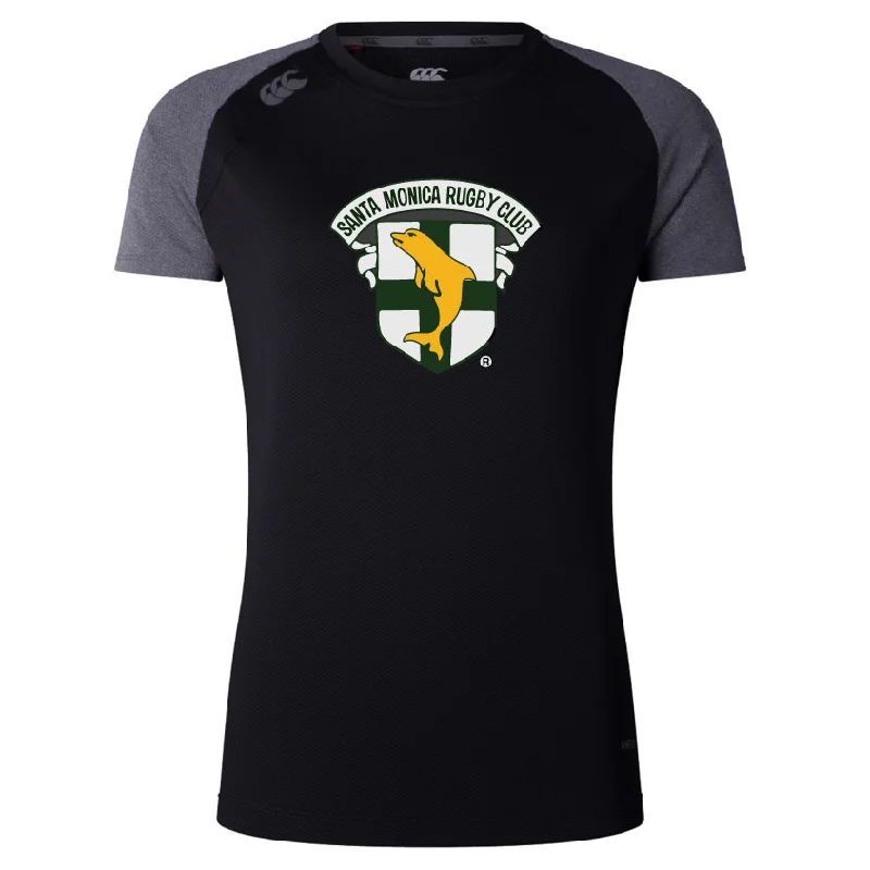 High-capacity hiking flask-Santa Monica Rugby Club Women's Elite Training Tee by Canterbury