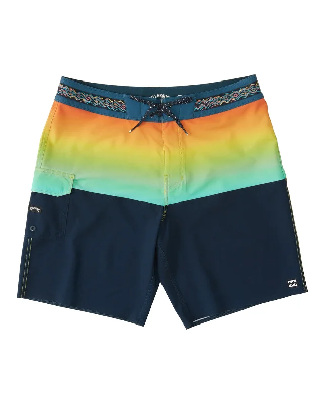 Anti-slip trekking sandals-Billabong Boys' Fifty50 Pro Performance 17" Boardshorts