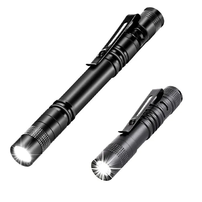 Non-stick camping pot-Mini Portable LED Pen Light Pocket Ultra Bright High Lumens Handheld Flashlight Linterna Torch For Camping Outdoor Emergency