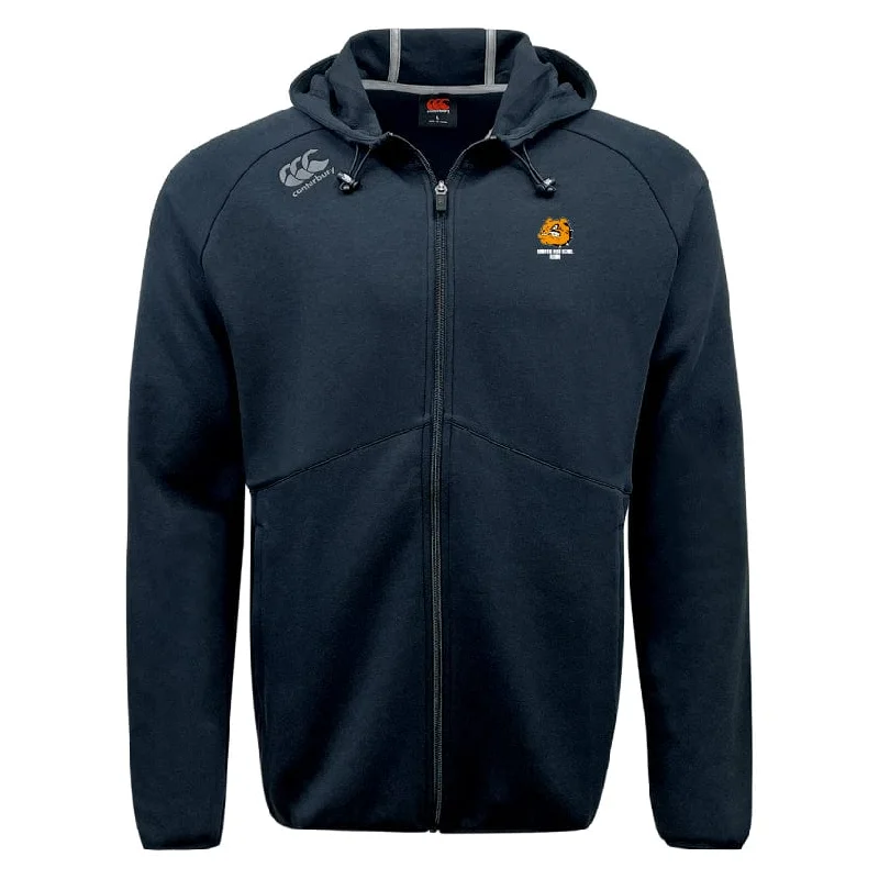 Breathable hiking jacket-Brighton High School Tempo Vapodri Full-Zip Hoodie by Canterbury