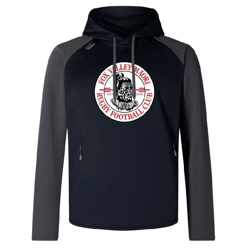 Non-stick hiking cookware-Fox Valley Rugby Elite Training Hoody by Canterbury