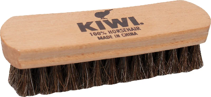 High-performance sleeping bag-Kiwi Horsehair Shoe & Boot Shine Brush with Natural Bristles & Sturdy Wood Handle