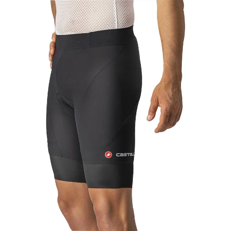 Wind-resistant tent pegs-Castelli Endurance 3 Mens Cycling Shorts - Black