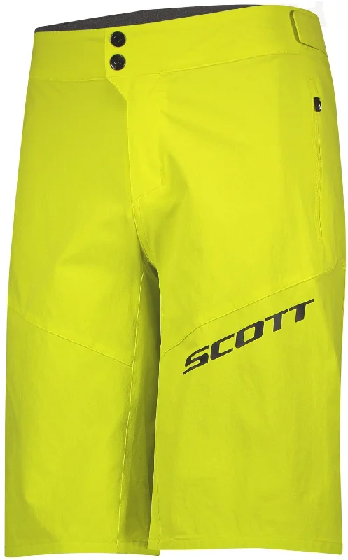 Insulated hiking thermos-Scott Endurance Loose Fit Padded Mens Cycling Shorts - Yellow