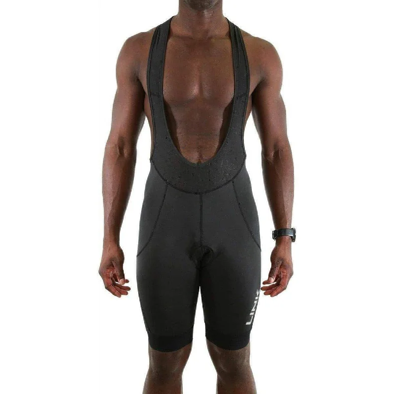 Heavy-duty tent pegs-Link Ride Mens Cycling Bib Shorts - Black