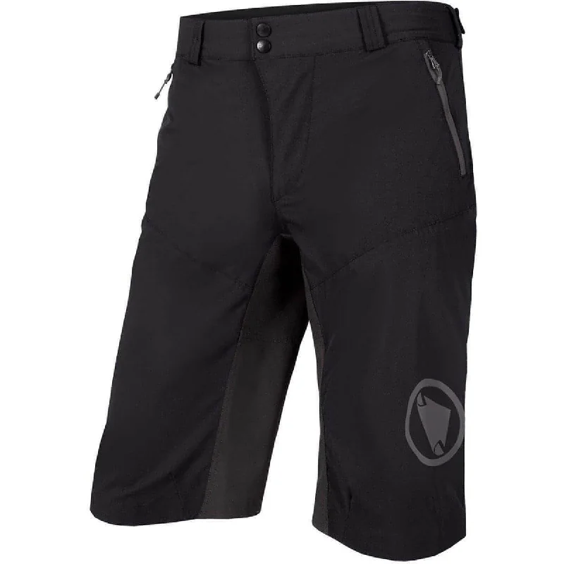 Quick-dry camping shirt-Endura MT500 Spray Mens Baggy Cycling Shorts - Black