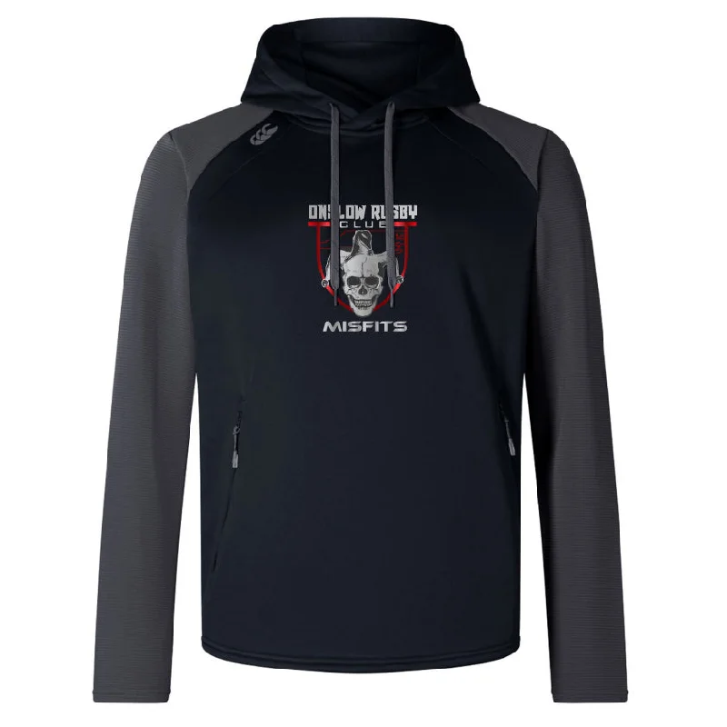 Non-slip trekking shoes-Onslow Rugby Misfits Elite Training Hoody by Canterbury