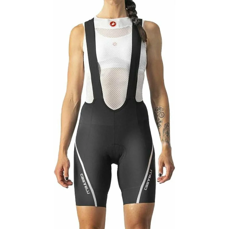 Collapsible camping cup-Castelli Velocissima 3 Womens Cycling Bib Shorts - Black