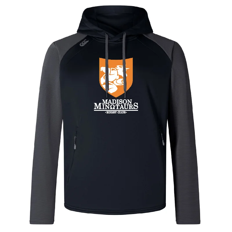 Weather-resistant tent stakes-Madison Minotaurs Elite Training Hoody by Canterbury