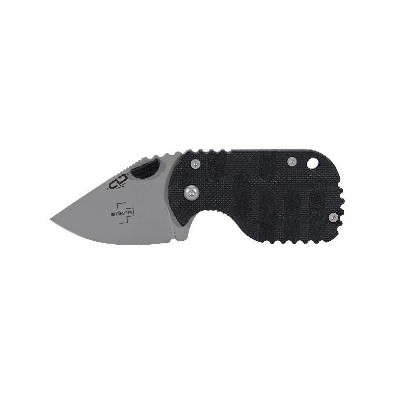 Windproof hiking cap-Böker Plus pocket knife Subcom 2.0 Black  silver