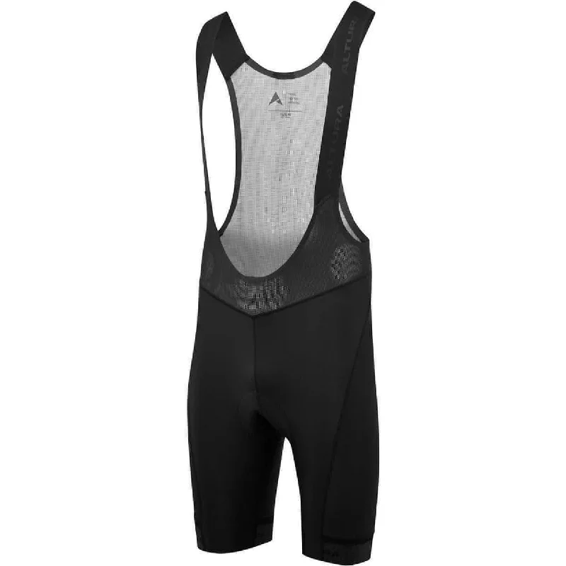 Quick-dry trekking shorts-Altura ProGel Plus Mens Cycling Bib Shorts - Black