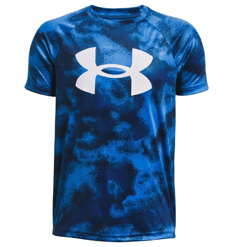 High-altitude sleeping mat-Under Armour Boys' UA Tech™ Big Logo Printed Short Sleeve