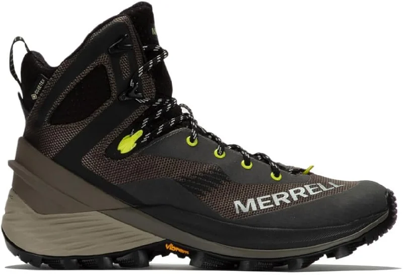 Lightweight hiking kettle-Merrell Rogue Hiker MID GORE-TEX Mens Walking Boots - Green