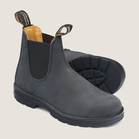 Solar-powered camping charger-Blundstone Men's Style 587 Chelsea Boot - Rustic Black