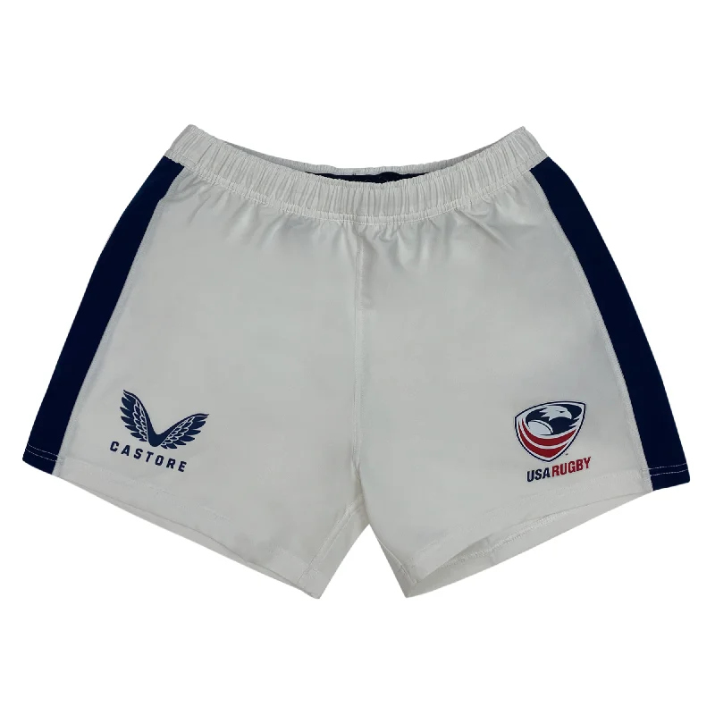 Lightweight camping grill-Women's USA Rugby Pro Away Shorts by Castore