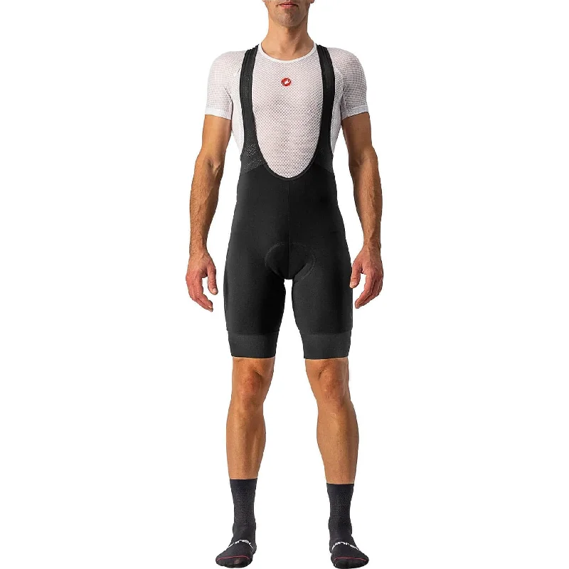 Collapsible hiking bottle-Castelli Tutto Nano Mens Cycling Bib Shorts - Black