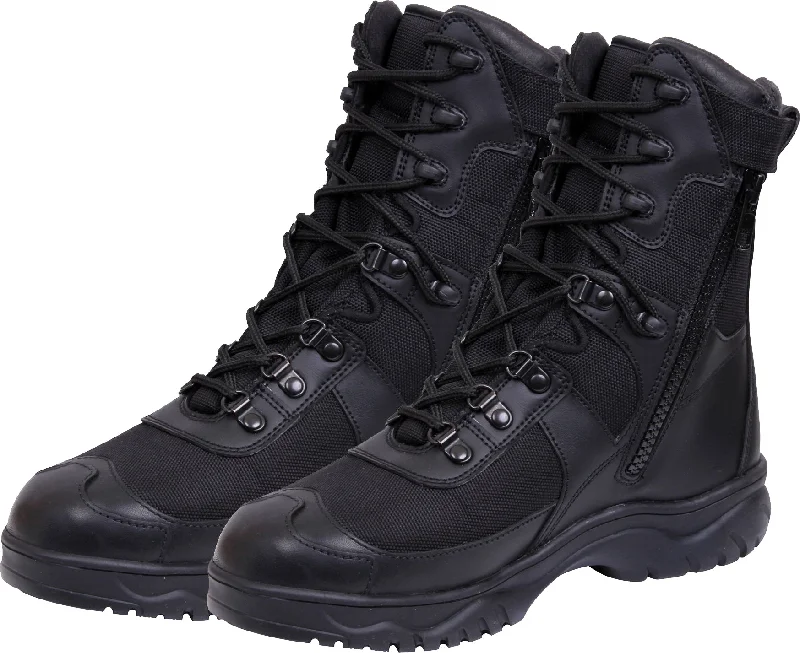 Windproof trekking cap-Black - Side Zipper Forced Entry V-Motion Flex Tactical Military Boots