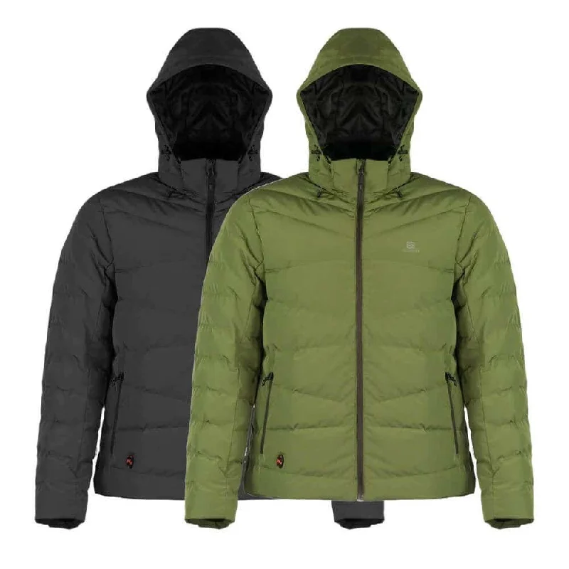 High-capacity camping battery-Mobile Warming Men's Crest Heated Jacket