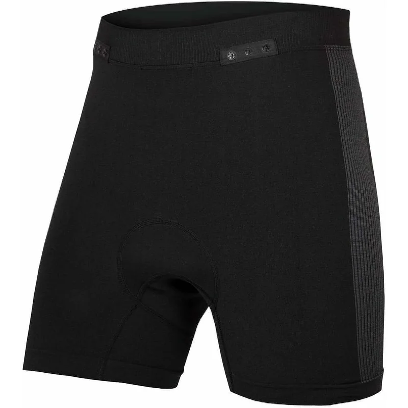 Solar-powered hiking charger-Endura Engineered Padded Mens Undershorts With ClickFast - Black