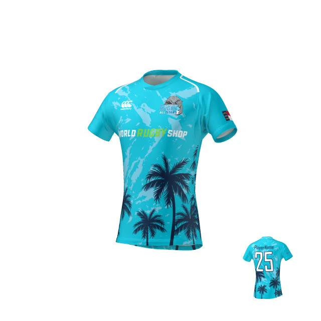 Weatherproof camping bag-NC All Stars Tropical 7s Canterbury Maka Test Jersey