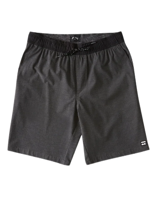 Anti-fatigue hiking shoes-Billabong Boy's Crossfire Elastic Submersible 16" Shorts