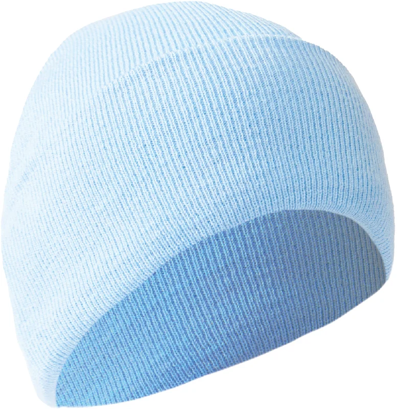 Breathable hiking shorts-Light Blue - Deluxe Fine Knit Watch Cap