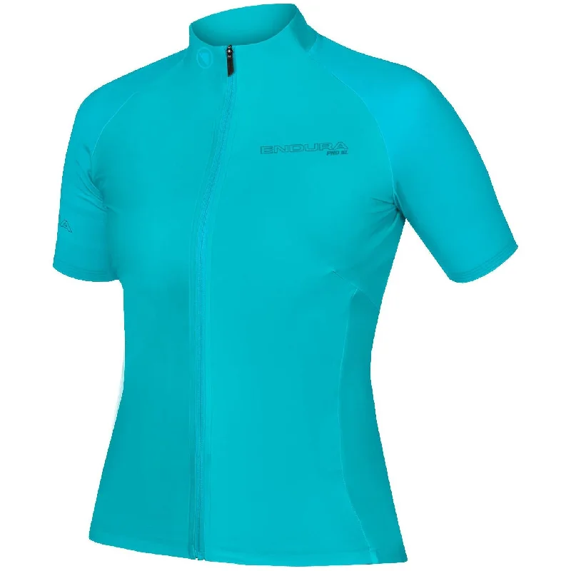 Heavy-duty hiking stakes-Endura Pro SL II Short Sleeve Womens Cycling Jersey - Blue