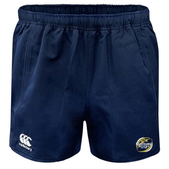 Reflective trekking cord-Del Norte Nighthawks Advantage Rugby Shorts by Canterbury