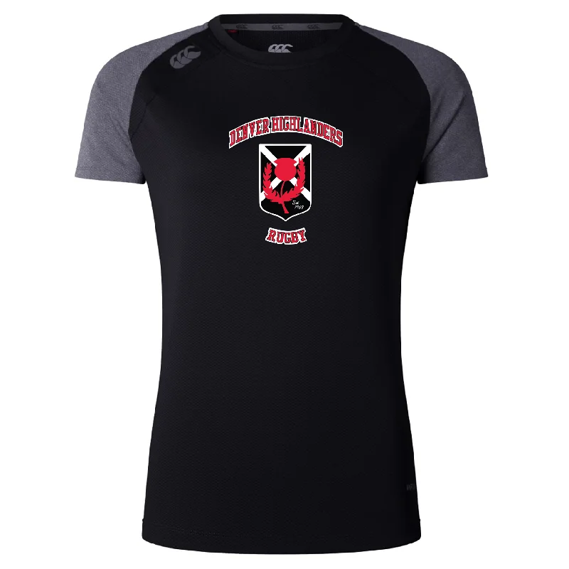 High-capacity camping battery-Denver Highlanders RFC Women's Elite Training Tee by Canterbury