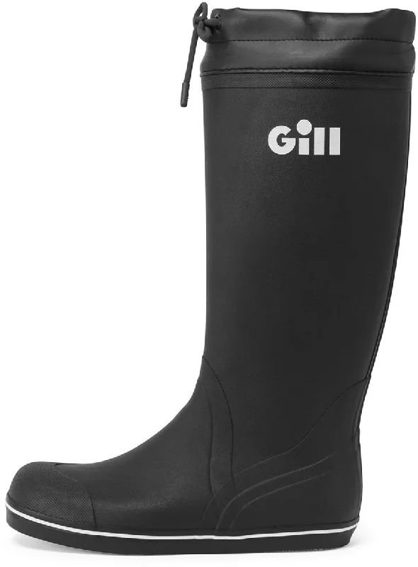 All-weather trekking pad-Gill Tall Yachting Boots - Black