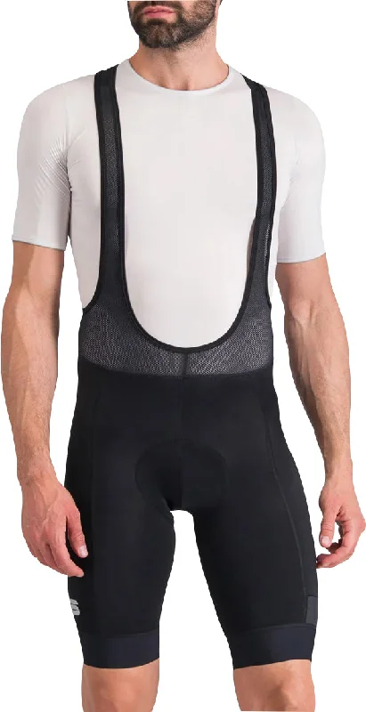 Padded hiking pillow-Sportful Giara Mens Cycling Bib Shorts - Black