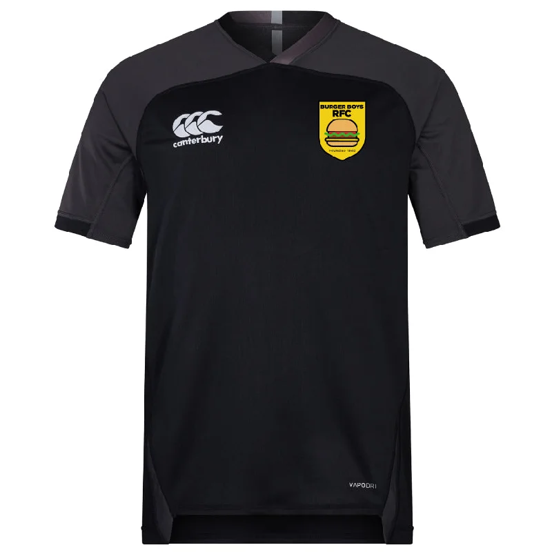 Reflective camping tape-Burger Boys RFC Vapodri Evader Jersey by Canterbury