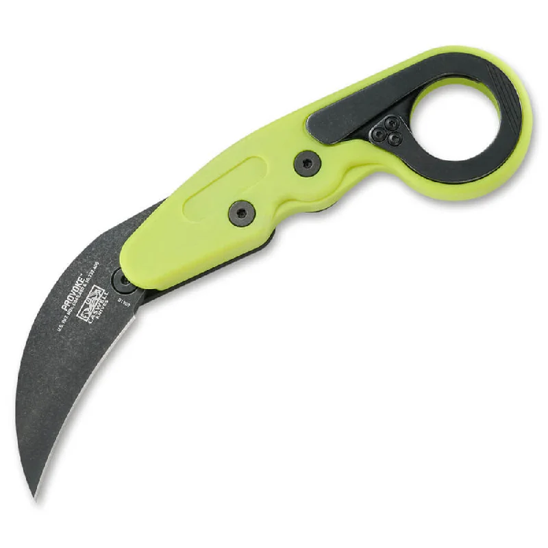 Collapsible camping jug-Pocket Knife Provoke Zap green