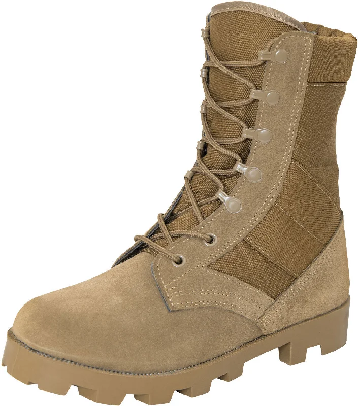 Portable coffee hiking maker-Coyote Brown Speedlace Jungle Boot - 8 Inch