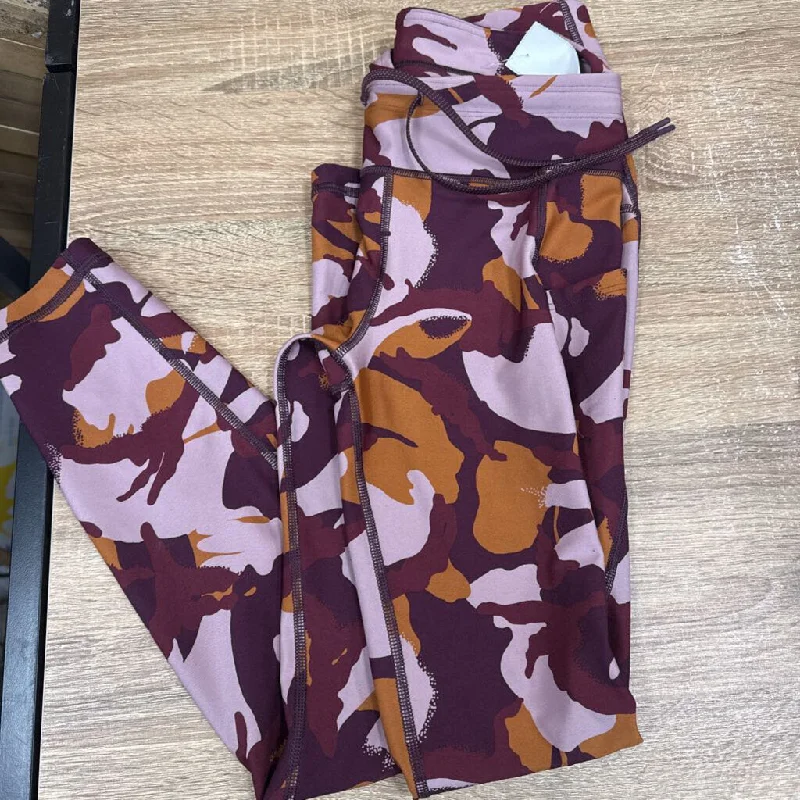 Quick-setup camping shelter-GapFit - Women's Camo Leggings - : Brown / Purple / Pink-women-SM