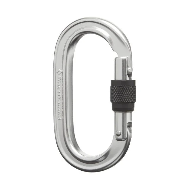 Rechargeable camping torch-OVAL KEYLOCK SCREWGATE CARABINER