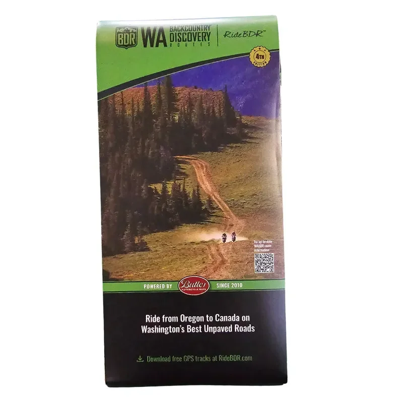 Quick-dry hiking pants-Butler Maps | Washington Backcountry Discovery Route (WABDR) Map