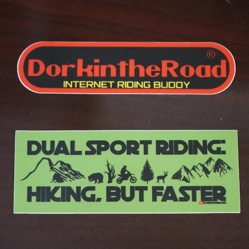 Rechargeable bug zapper-Dork in the Road 2 Sticker Combo Pack