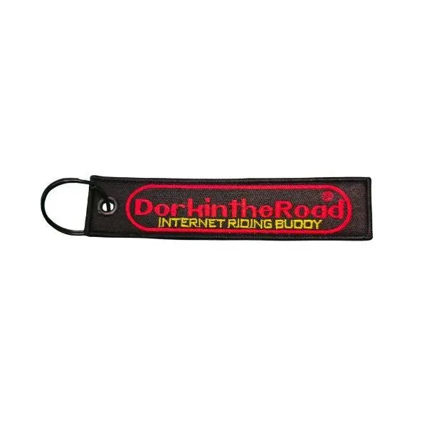 Stainless steel camp fork-Dork in the Road Keytag