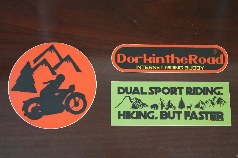 Rechargeable tent heater-Dork in the Road Sticker Pack