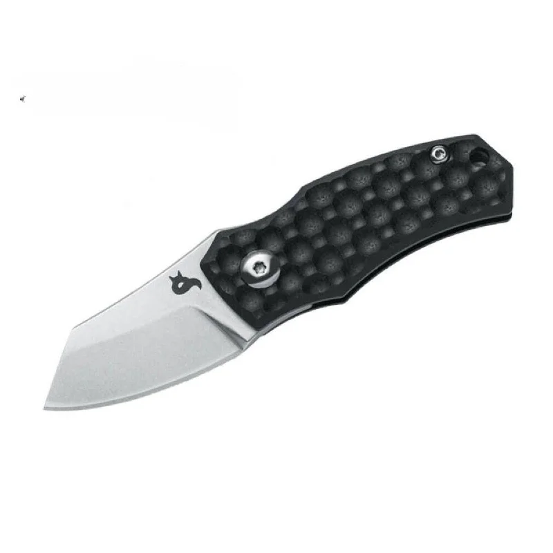 Solar-powered camping light-Black Fox Skal Pocket Folding Knife - BF-732G - Black