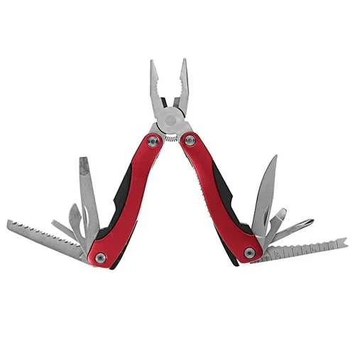 Heavy-duty hiking bag-K-MASTER 9 in 1 Stainless Steel Multifunction Fishing Pliers Folding Knife Screwdriver Opener Tools