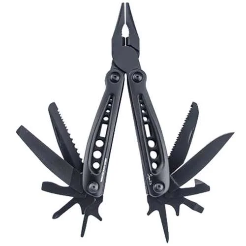 Foldable camping spoon-HX OUTDOORS TD-03 13 In 1 Stainless Steel Fishing Plier Multifunction Folding Plier Knife Screwdrive