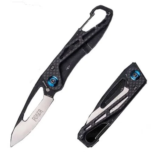 High-altitude tent-HX OUTDOORS ZD-009B Carbon Fiber EDC Portable Folding Knife Outdoor Wallet Knife Fishing Knife