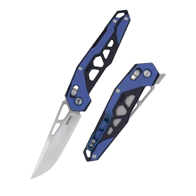 Breathable camping socks-Mecha Pocket Folding Knife 9225-GI - Blue