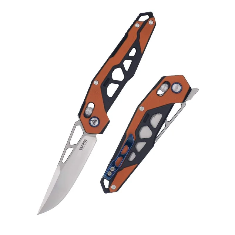 Portable water filter hiking-Mecha Pocket Folding Knife 9225-GJ - Orange